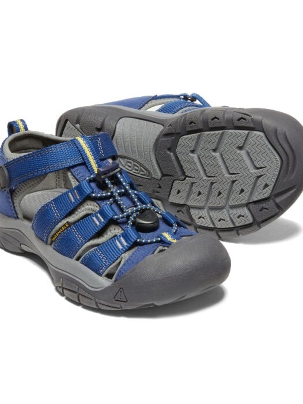 Keen Kids Blue and Gray Closed-Toe Trail Water Sandal